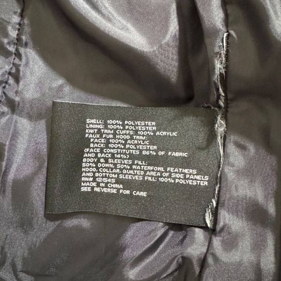 London Fog black puffer coat size small - Picture 10 of 14